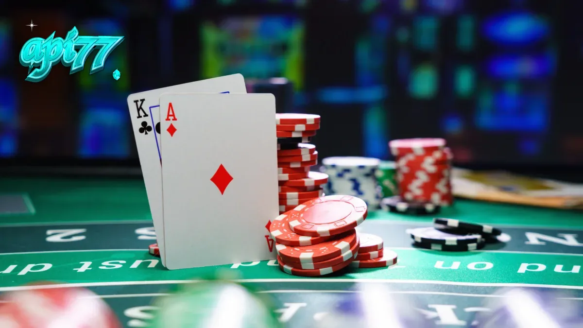 Tampilan meja Blackjack Live dari studio terbaru Amusnet